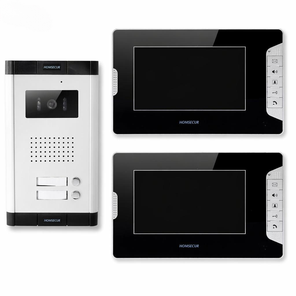 Home Security Systems With Cameras - 4 Wire 2 Family Video Door