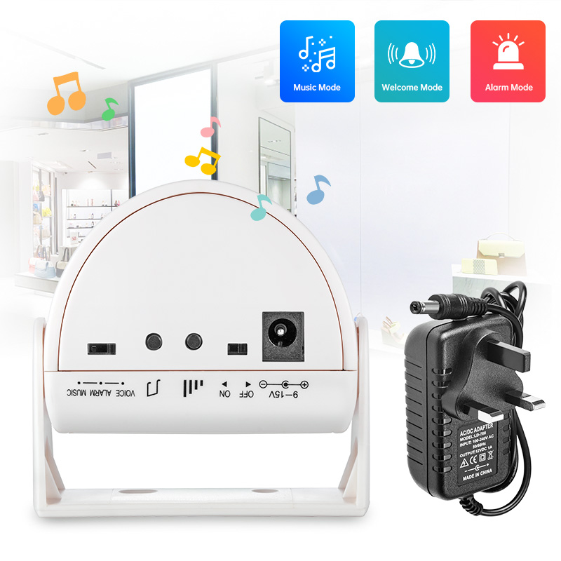 Home Security Options - Wireless Infrared Chime Doorbell 32 Song