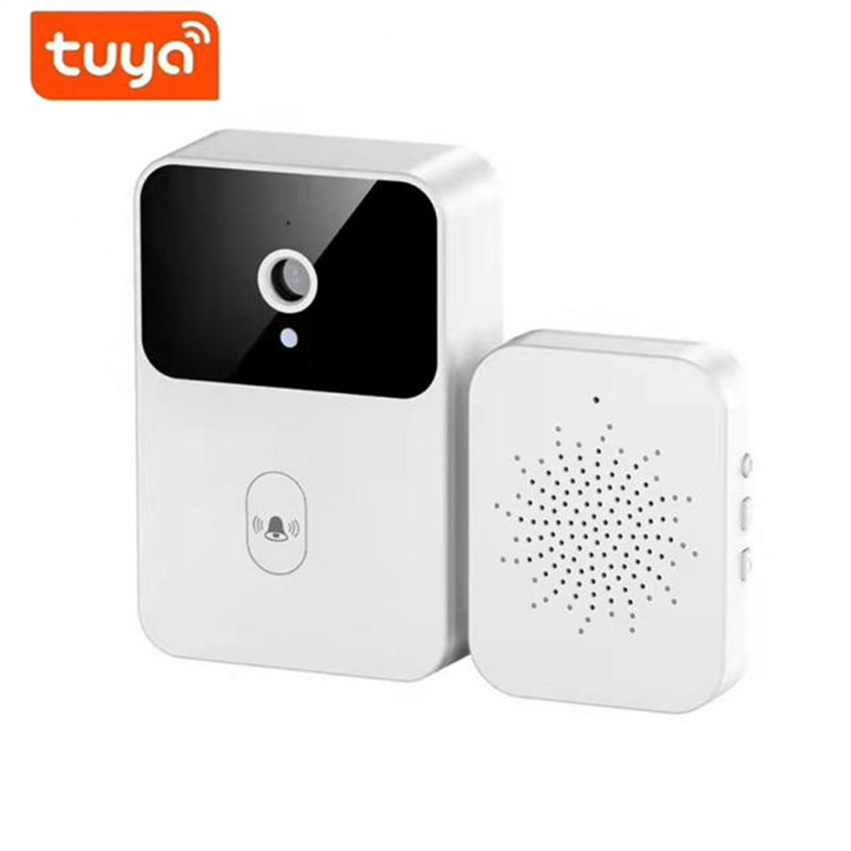 Home Security Wireless Camera - Wireless Doorbell WiFi Tuya Outdoor HD