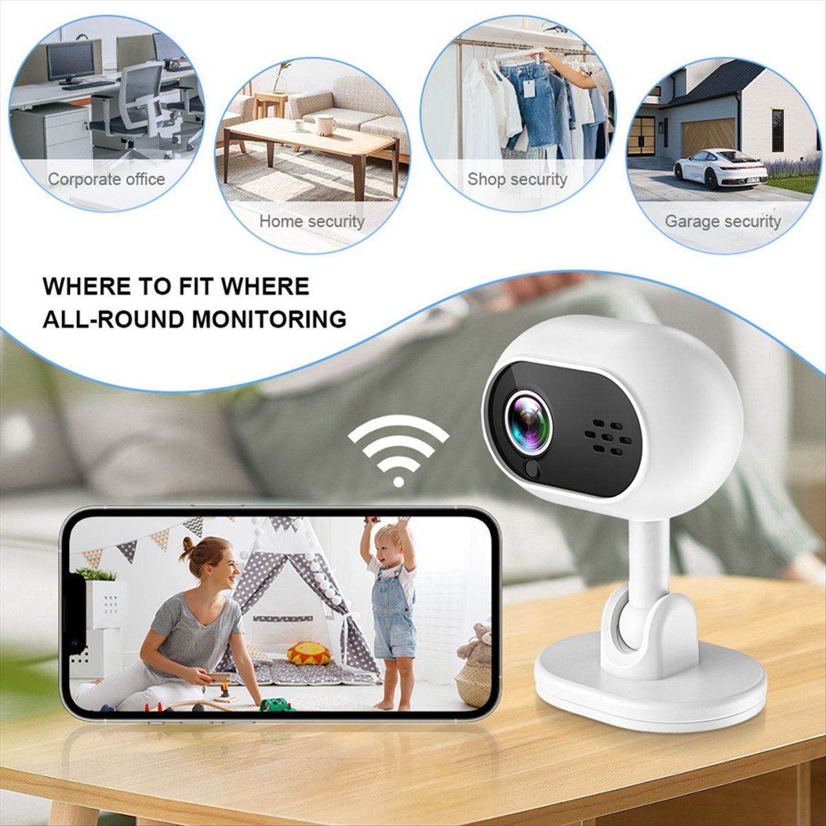 A4 1080P Smart Mini Wifi IP Ca - огляд і ціна Home Security Wireless Camera