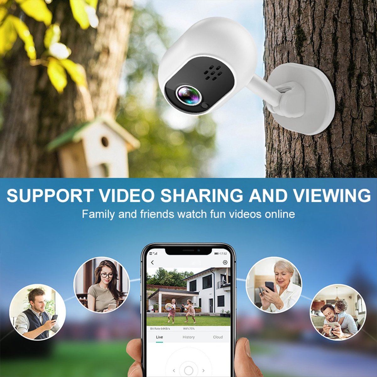 A4 1080P Smart Mini Wifi IP Ca - огляд і ціна Home Security Wireless Camera