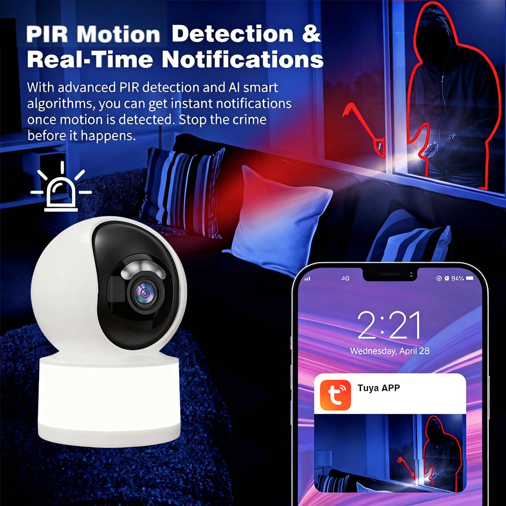 Tuya Smart 5MP 2K HD Mini WiFi - огляд і ціна Home Security Flood Lights