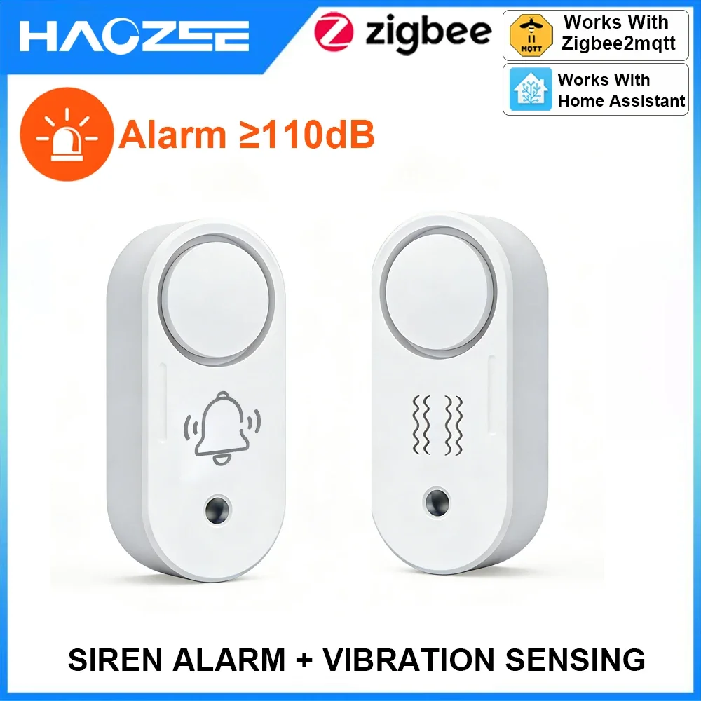 Haozee Zigbee 110dB Siren Alar - огляд і ціна Home Security Options