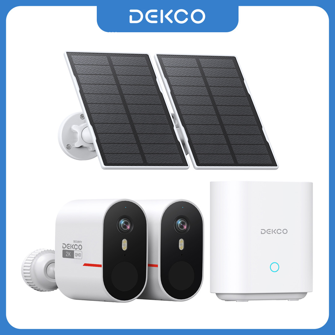 Dekco 3MP WiFi Solar Camera Sy - огляд і ціна Home Security Systems With Cameras