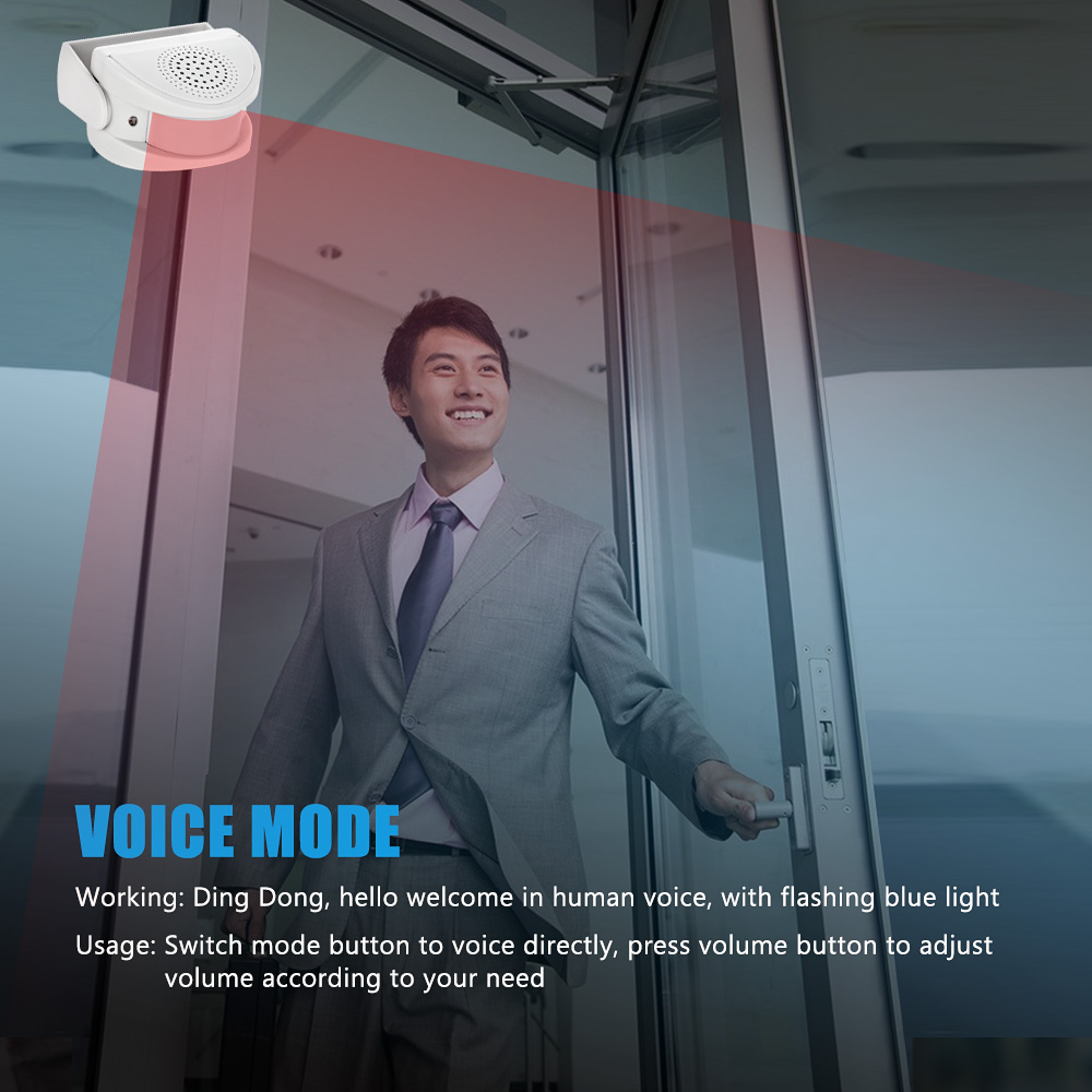 Wireless Infrared Chime Doorbe - огляд і ціна Home Security Options