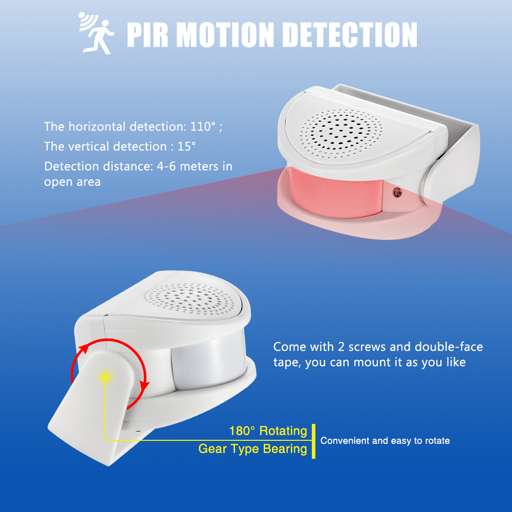Wireless Infrared Chime Doorbe - огляд і ціна Home Security Options