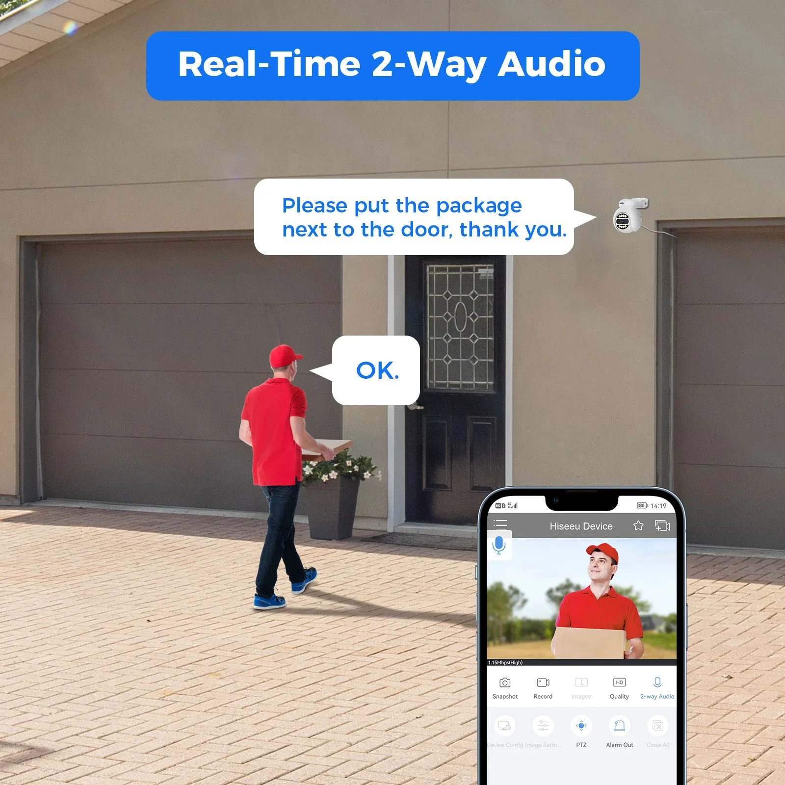 Hiseeu Automatic Tracking 5mp  - огляд і ціна Home Security And Camera System
