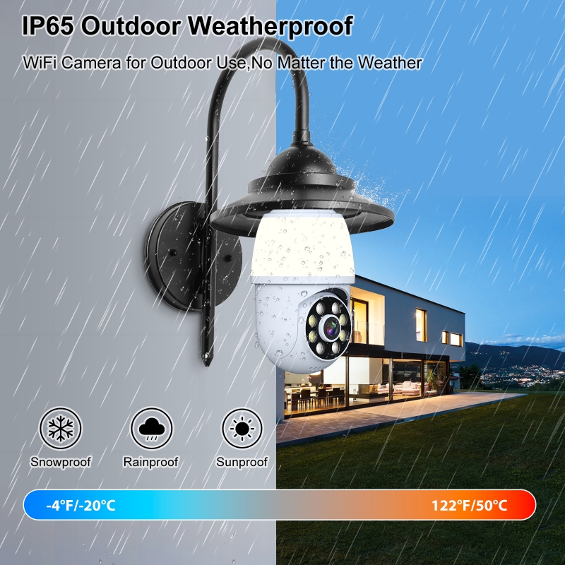 3MP 1296P iCsee APP  Full Colo - огляд і ціна Home Security Flood Lights