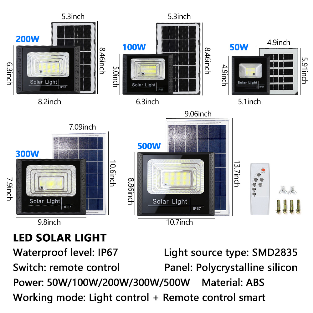 High Brightness 50W Solar Stre - огляд і ціна Home Security Flood Lights