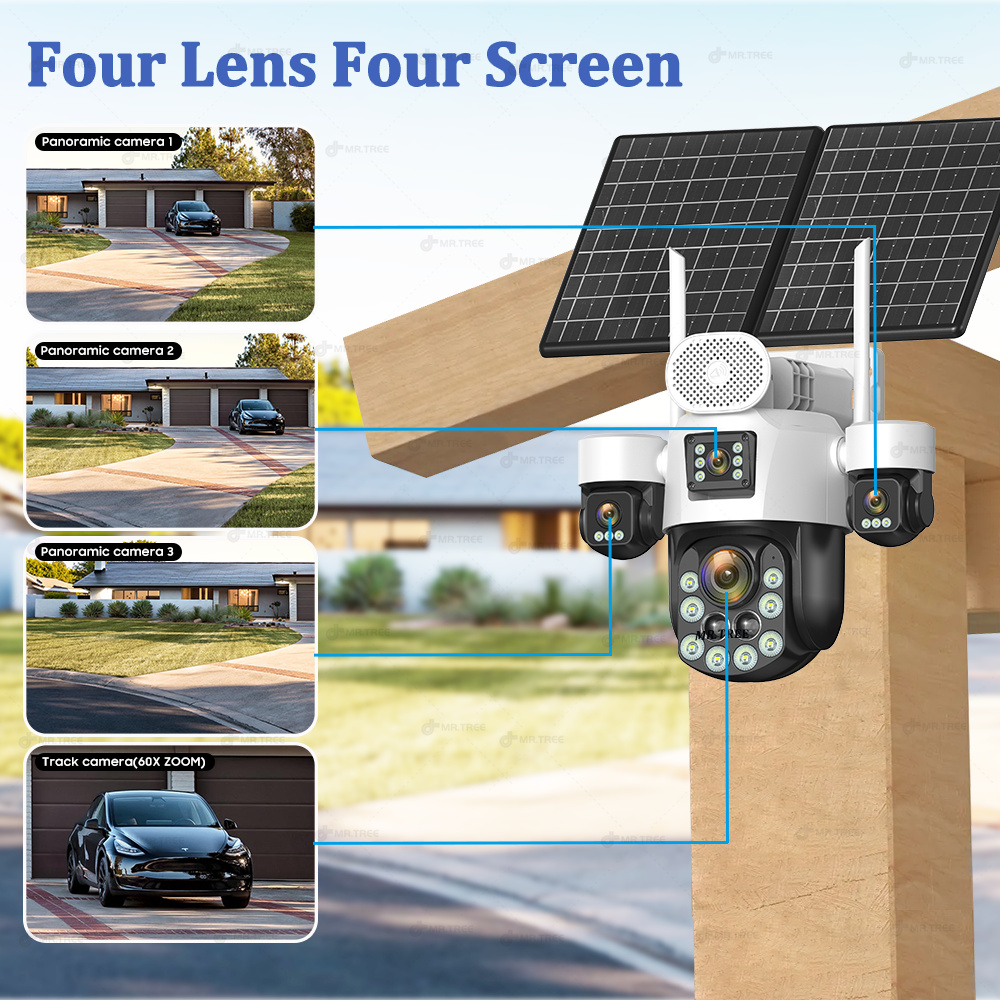 AOV Four Lens Outdoor Surveill - огляд і ціна Home Security Technician