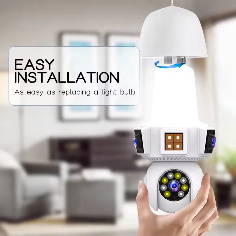 6MP V380pro APP Dual Lens Full - огляд і ціна Home Security Flood Lights