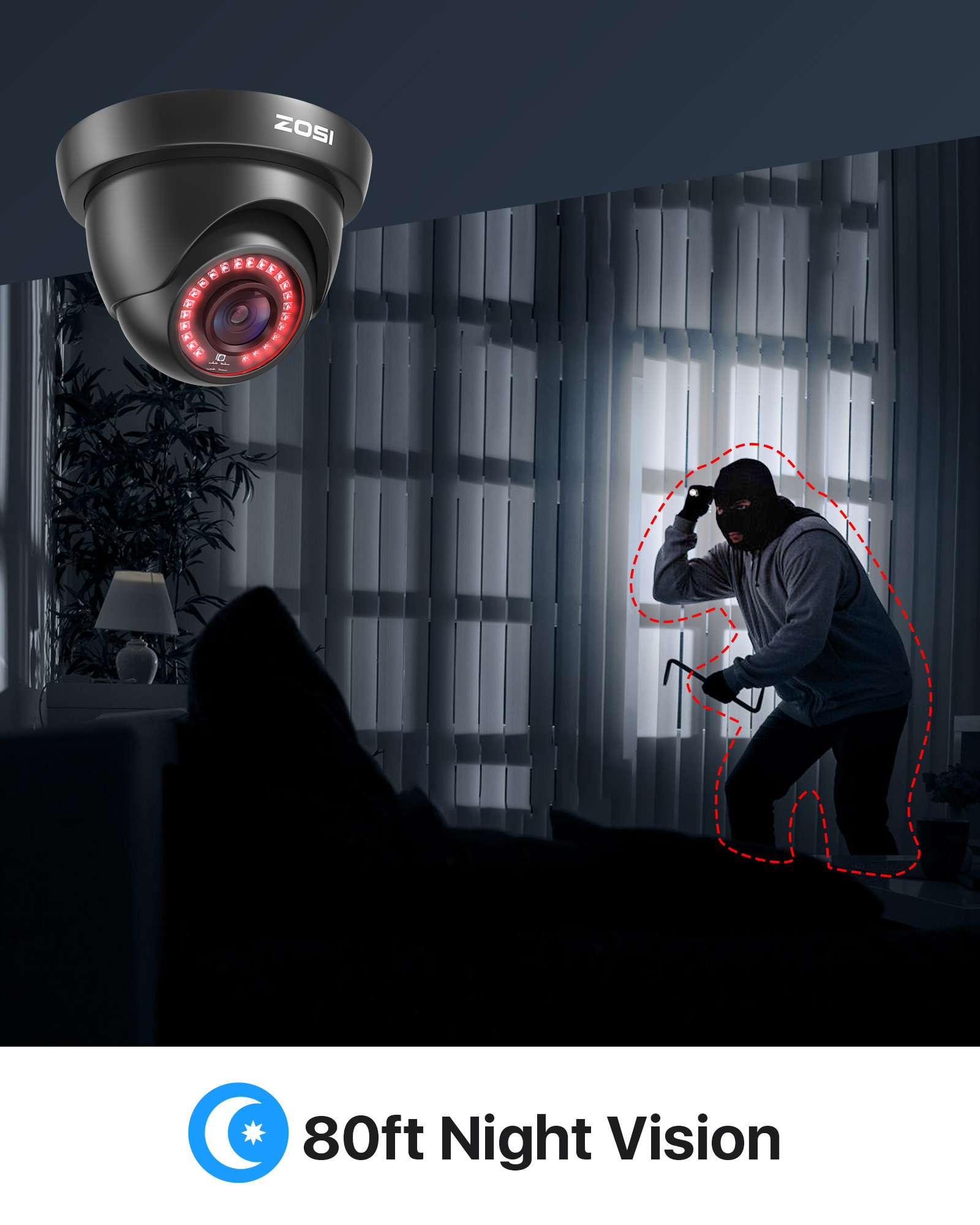 ZOSI 2.0MP HD 1080P CCTV Secur - огляд і ціна Home Security Systems With Cameras