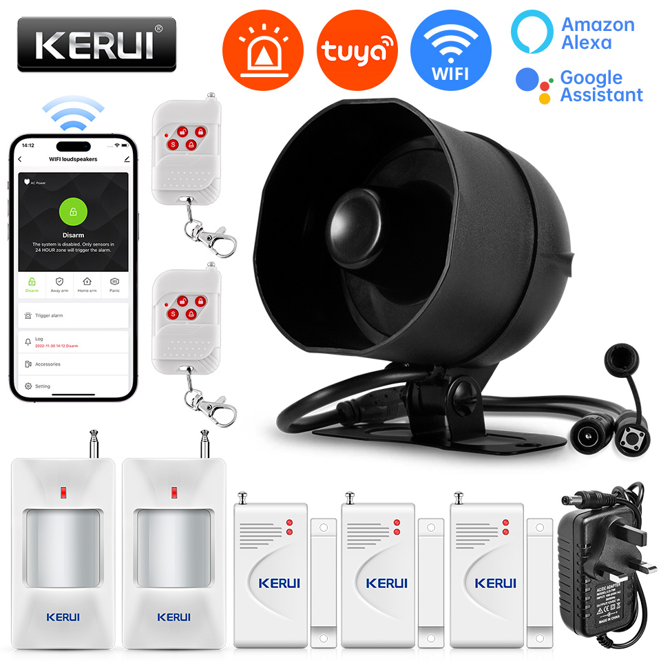KERUI 120db Siren Alarm System - огляд і ціна Home Security Technician