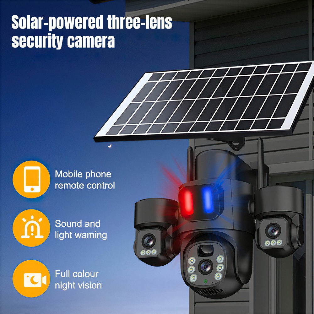 Solar WiFi PTZ Camera Outdoor  - огляд і ціна Home Security Wireless Camera