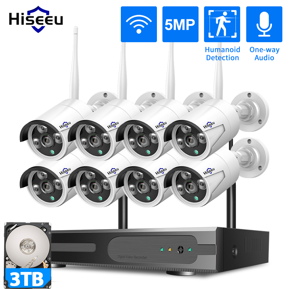 Hiseeu 3/5/8MP WiFi CCTV Camer - огляд і ціна Home Security Wireless Camera