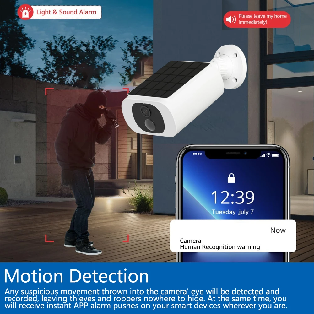 Tuya 5MP Solar Security Camera - огляд і ціна Home Security Wireless Camera