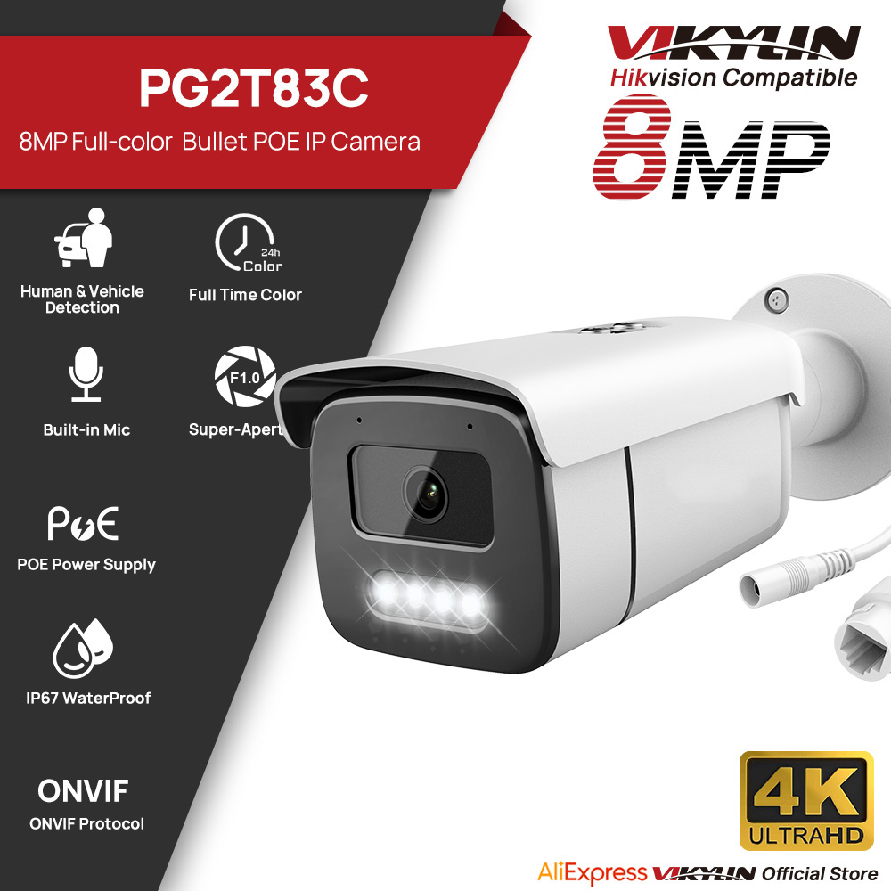Vikylin 8MP Full Color Night V - огляд і ціна Home Security Options
