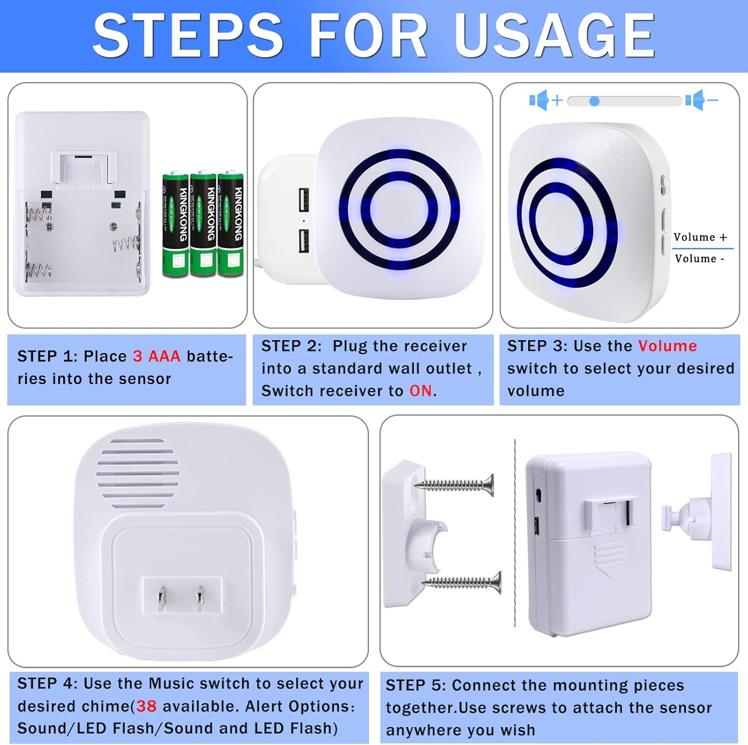 Wireless Motion Sensor Door Ch - огляд і ціна Home Security Options