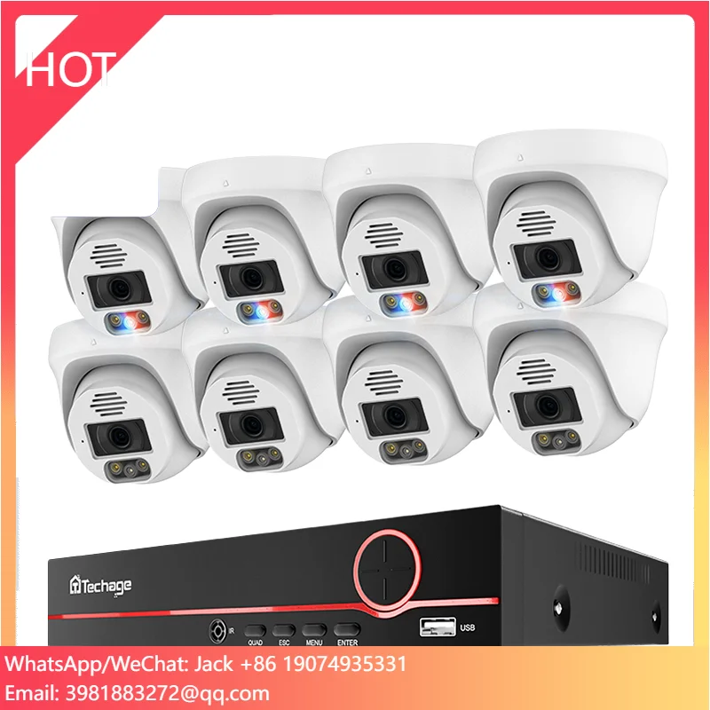 For Techage Home 8MP CCTV Secu - огляд і ціна Home Security Options