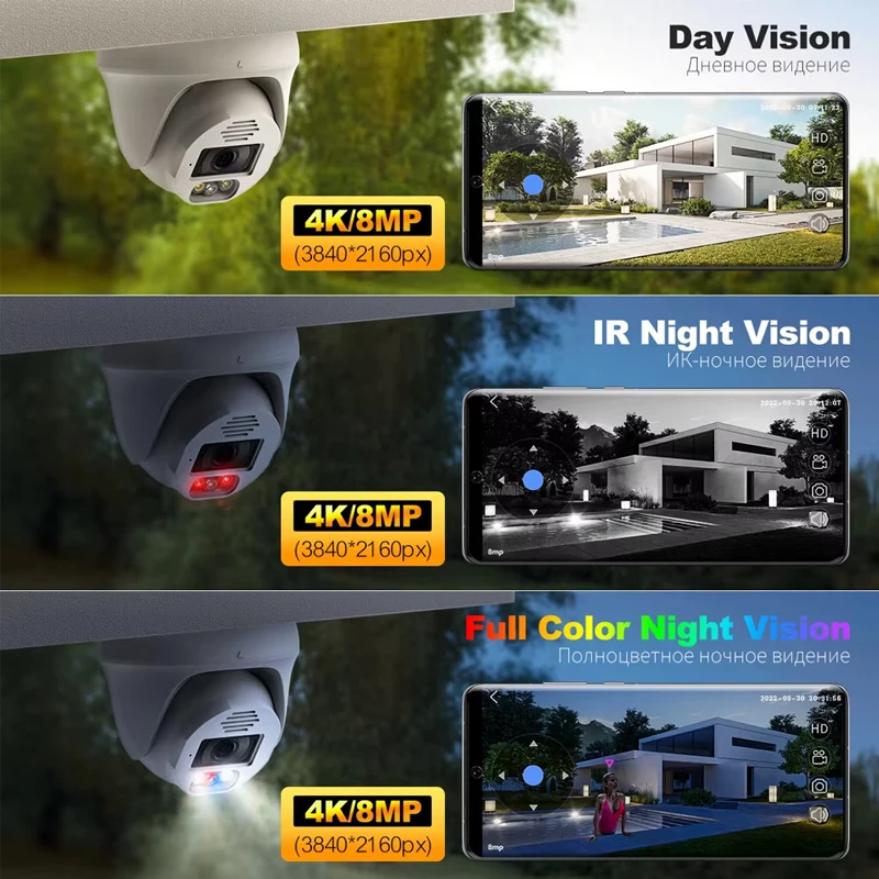For Techage Home 8MP CCTV Secu - огляд і ціна Home Security Options